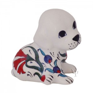 Iznik Design Ceramic Dog