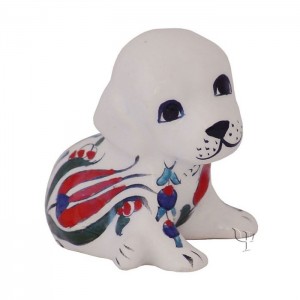 Iznik Design Ceramic Dog