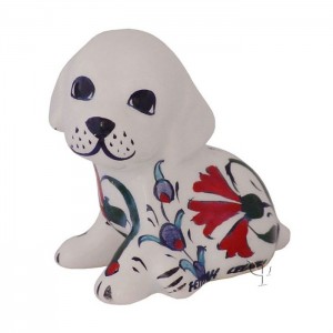 Iznik Design Ceramic Dog