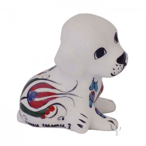 Iznik Design Ceramic Dog