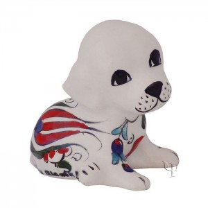 Iznik Design Ceramic Dog