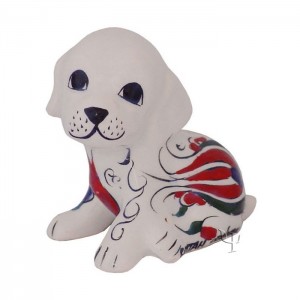 Iznik Design Ceramic Dog