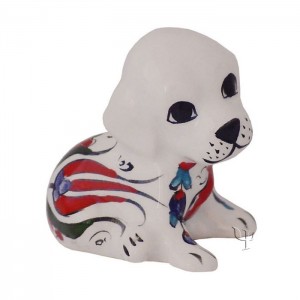 Iznik Design Ceramic Dog