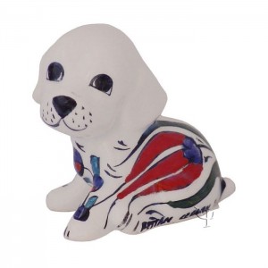 Iznik Design Ceramic Dog