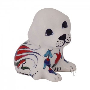 Iznik Design Ceramic Dog