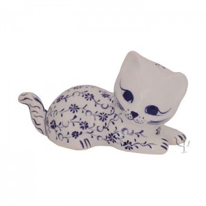 Iznik Design Ceramic Cat