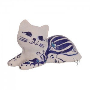 Iznik Design Ceramic Cat