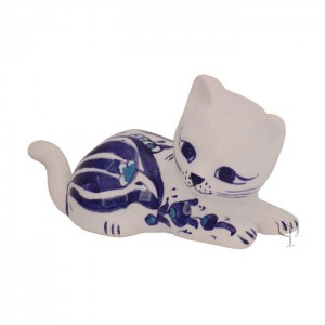 Iznik Design Ceramic Cat