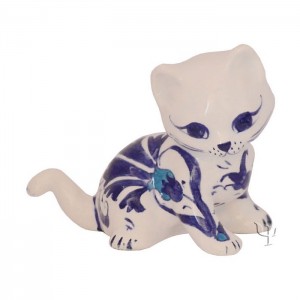 Iznik Design Ceramic Cat