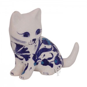 Iznik Design Ceramic Cat