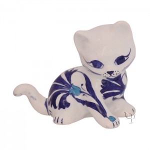 Iznik Design Ceramic Cat