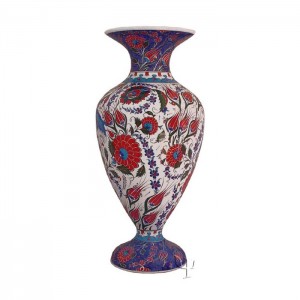 Iznik Design Ceramic Vase - Halic and Lale