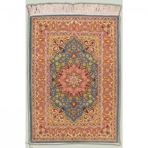 Hereke Silk Carpet - 1.7'X2.5'/0.5X0.8 Mt.