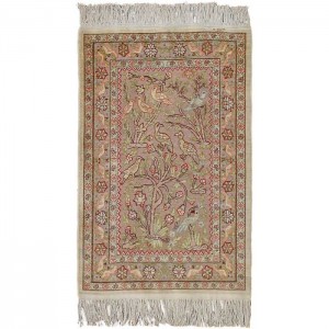 Hereke Silk Carpet - 1.8'X2.9'/0.6X0.9 Mt.