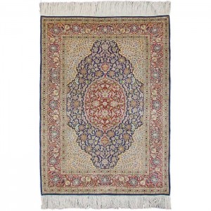 Hereke Silk Carpet - 4.2'X5.8'/1.3X1.8 Mt.