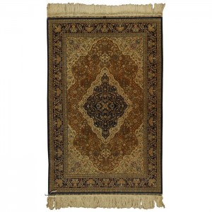 Fine Hereke Silk Carpet - 3.3'X5'/1X1.5 Mt.