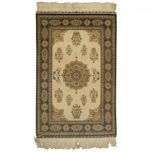 Fine Hereke Silk Carpet - 2.6'X4'/0.8X1.2 Mt.