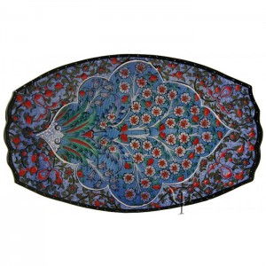 Iznik Design Ceramic Plate - Tree of Life