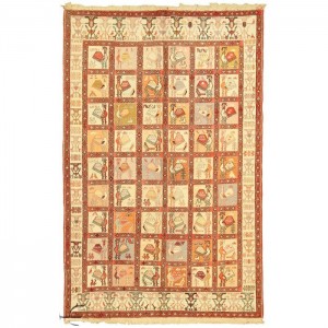 Silk Soumak Kilim- 4'X6.3'/1.2X1.9 Mt.