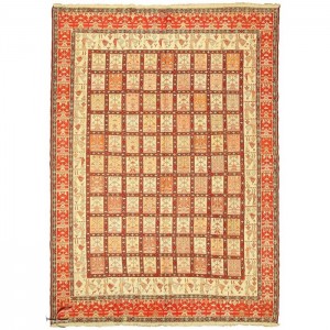 Silk Soumak Kilim- 6.8'X9.3'/2.1X2.8 Mt.