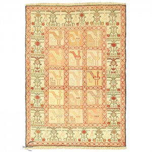 Silk Soumak Kilim- 2.3'X3.2'/0.7X1 Mt.