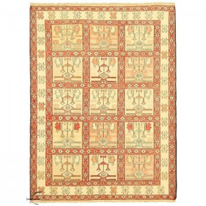 Silk Soumak Kilim- 2.5'X3.2'/0.8X1 Mt.