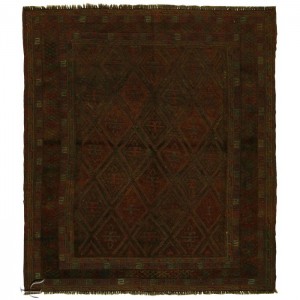 Mushvari Carpet - 3.5'X3.8'/1.1X1.2 Mt.