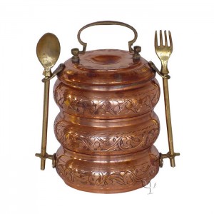 Turkish Copper Portable food containes