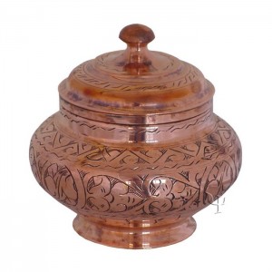 Turkish Copper Sugar Bowl