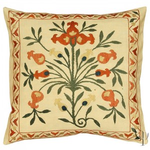 Silk Suzani Pillow Cover