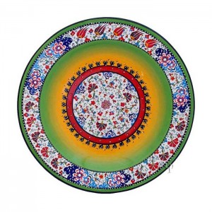 Iznik Design Ceramic Plate - Millenium