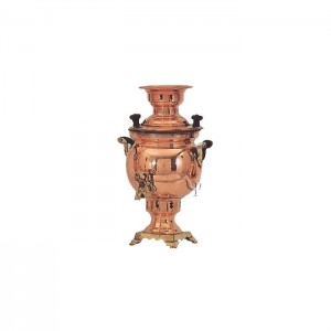 Turkish Copper Round Samovar