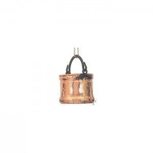 Turkish Copper Deep Bucket with iron Handle (Medium)