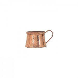 Turkish Copper Marash Mug with Copper Handle (Large)