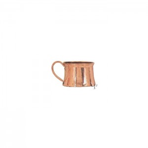 Turkish Copper Marash Mug with Copper Handle (Small)