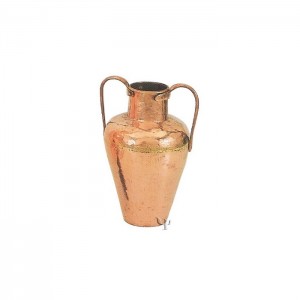 Turkish Copper Jar in Shape of Amphora