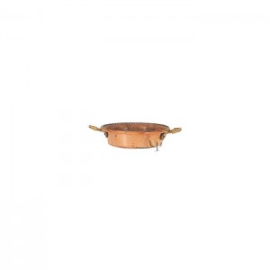 Turkish Copper Egg Pan with Brass Handles (No: 1)