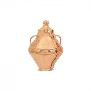 Turkish Copper Jar with a Lid and Handles