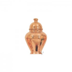 Turkish Copper Vase with a Lid (Medium)