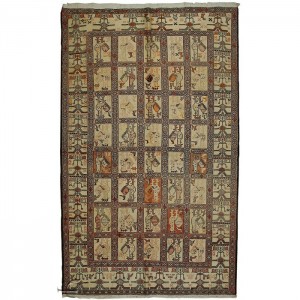 Silk Soumak Kilim- 4'X6.3'/1.2X1.9 Mt.