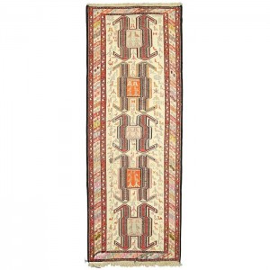 Silk Soumak Kilim- 2.2'X6.6'/0.7X2 Mt.