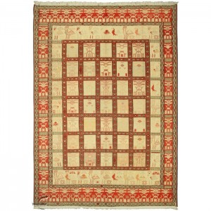 Silk Soumak Kilim- 6.6'X9.8'/2X3 Mt.