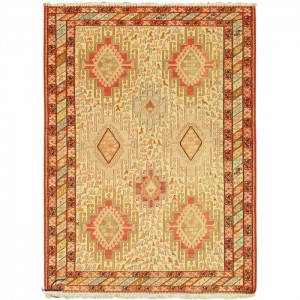 Silk Soumak Kilim- 3.3'X4.9'/1X1.5 Mt.