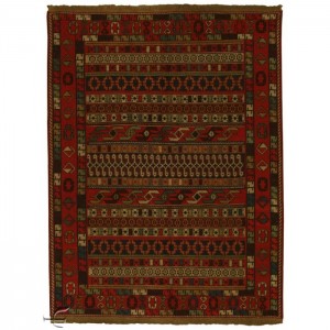 Rahrah Kilim- 3.3'X4.4'/1X1.4 Mt.