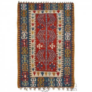 Kayseri Kilim- 3.7'X5.2'/1.1X1.6 Mt.