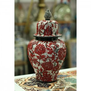 Iznik Design Ceramic Jar