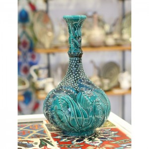 Iznik Design Ceramic Vase