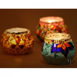 Mosaic Tealight Holder