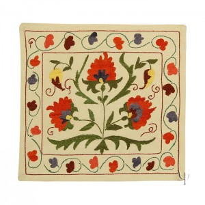 Silk Suzani Pillow Cover