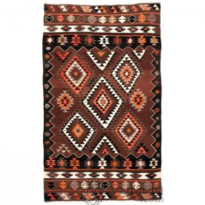 Turkish Kilim Konya- 4.9'X10.3'/1.5X3.2 Mt.